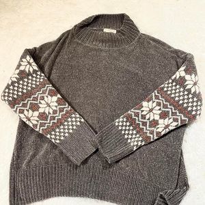 Christian-siriano‎ Women's Grey and Brown Jumper